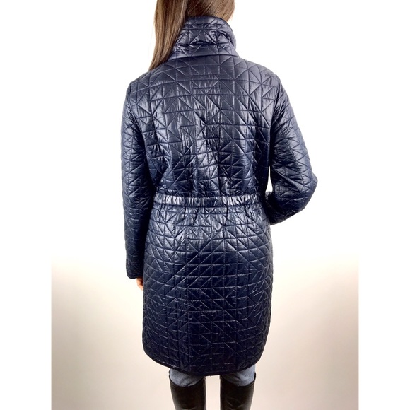 ❌SOLD❌ MARC by MARC JACOBS shiny navy quilted coat - Picture 5 of 8